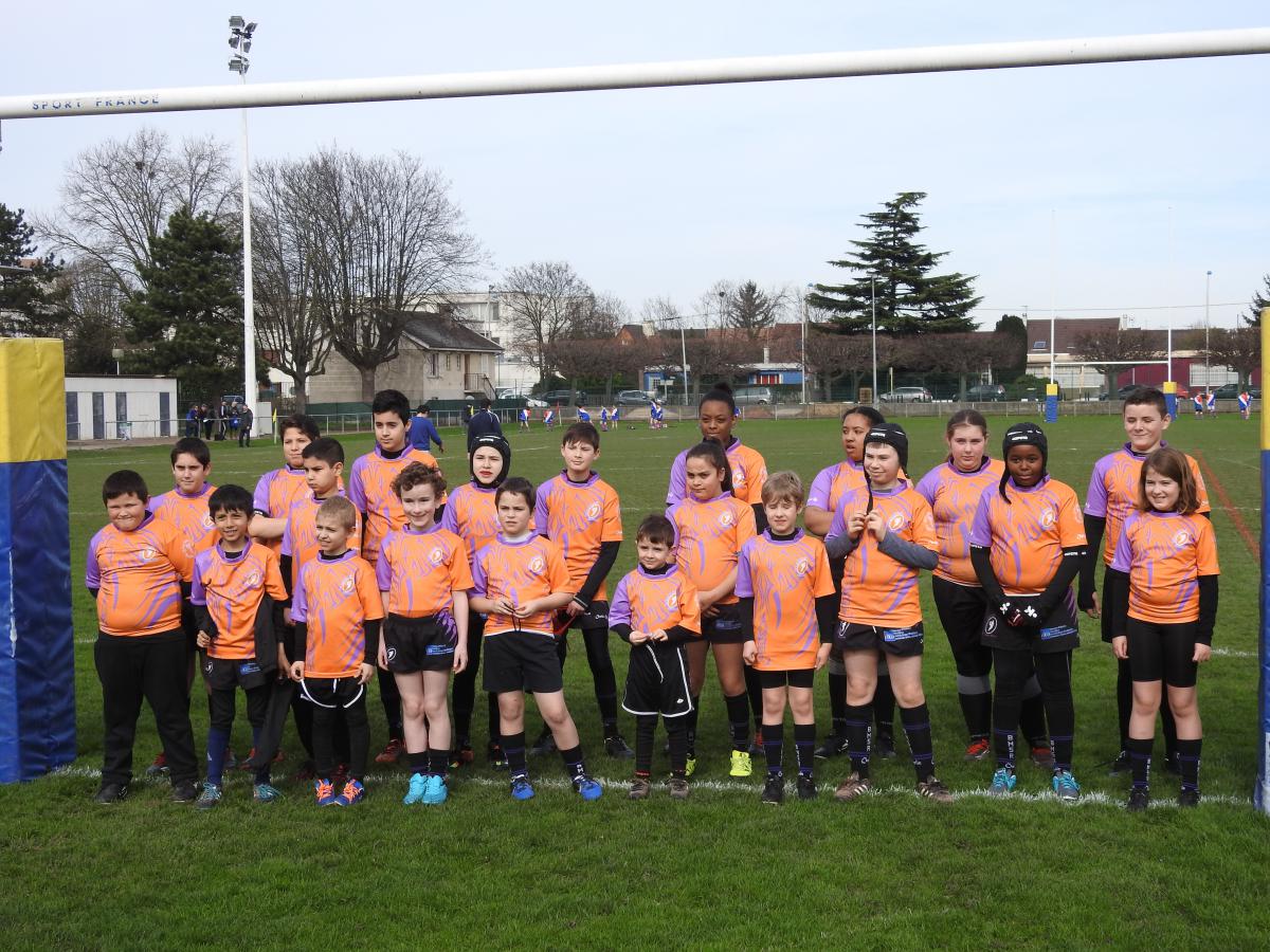 Remise des maillots école du rugby le 11/03/17